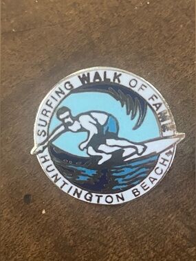 Surfing Walk of Fame Pin Huntington Beach surf beach summer